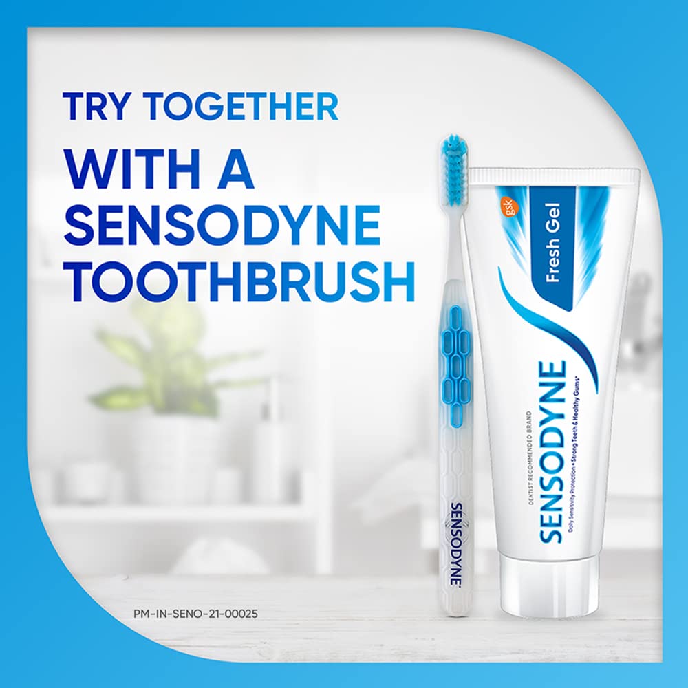 Sensodyne Sensitive Toothpaste Fresh Gel 75 g - Gentle Sensitivity Relief