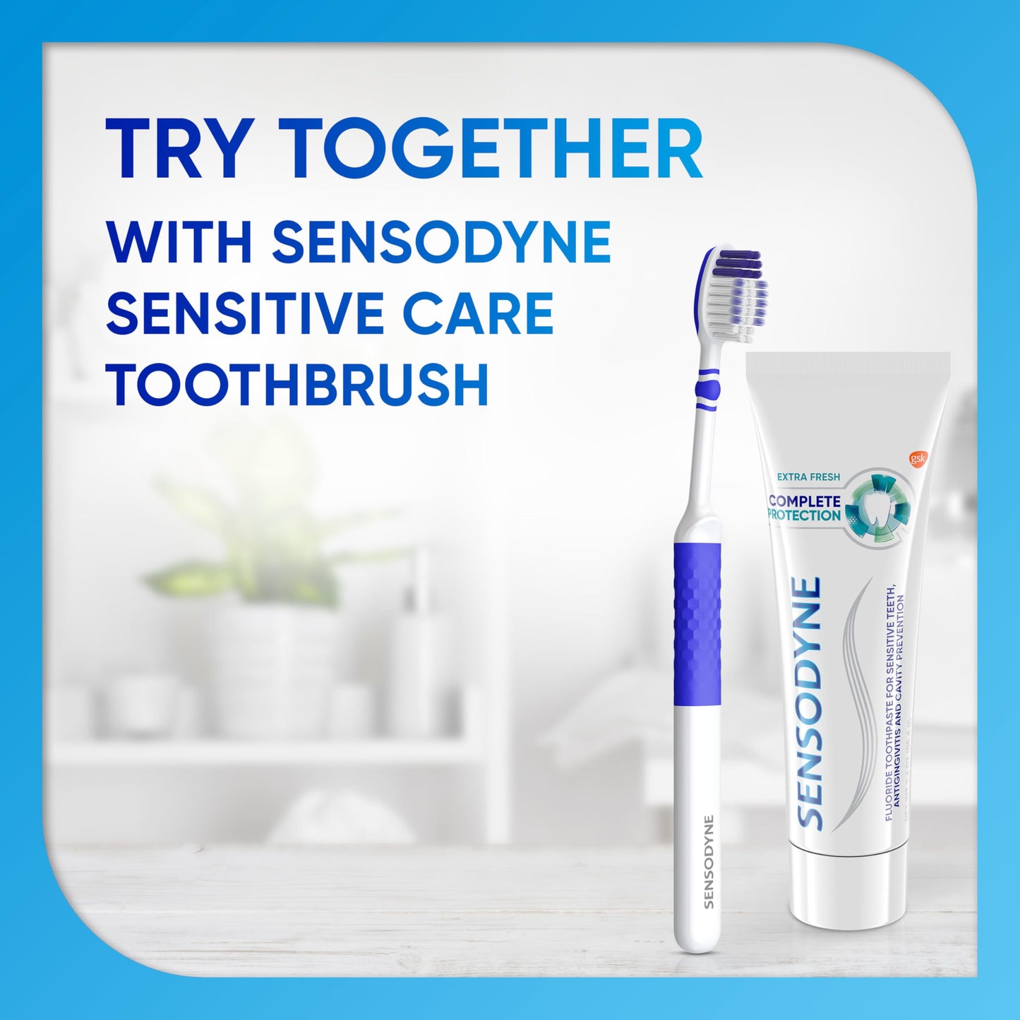 Sensodyne Complete Protection Sensitive Toothpaste for Gingivitis – Extra Fresh 3.4 oz (Pack of 2)