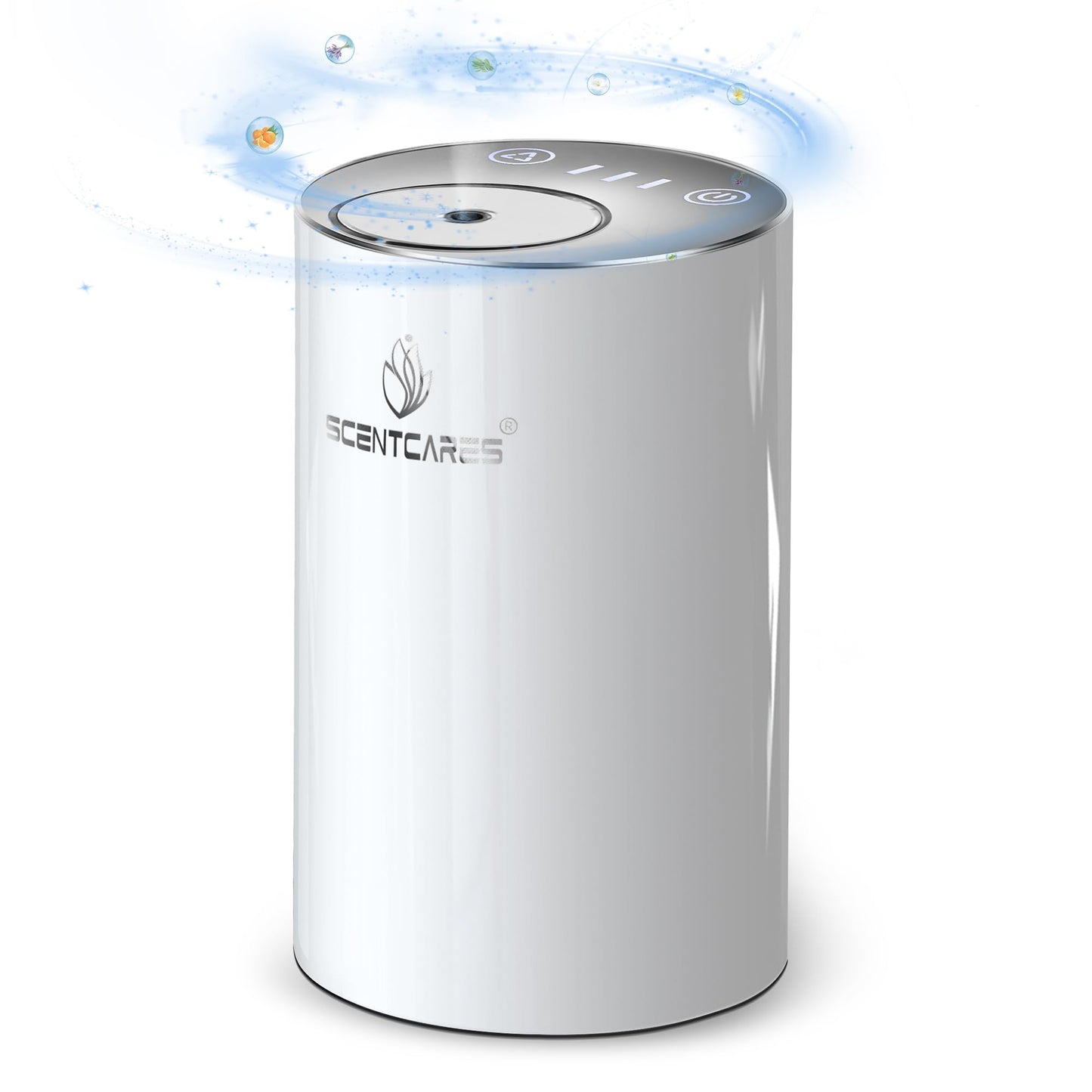 Sentiment Diffuser - Waterless Essential Oil Diffuser, Portable Cordless Cold Mist (White)