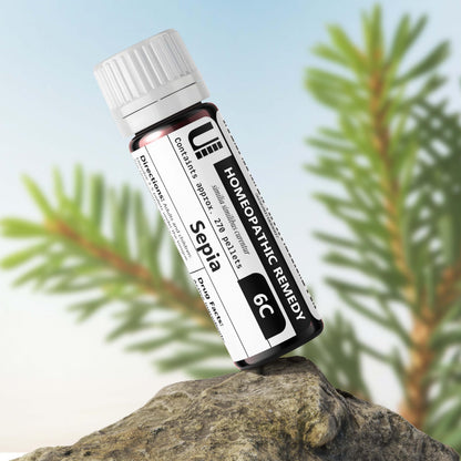Sepia 6C Homeopathic Remedy - 270 Pellets (90 Doses) | Lactose-Free