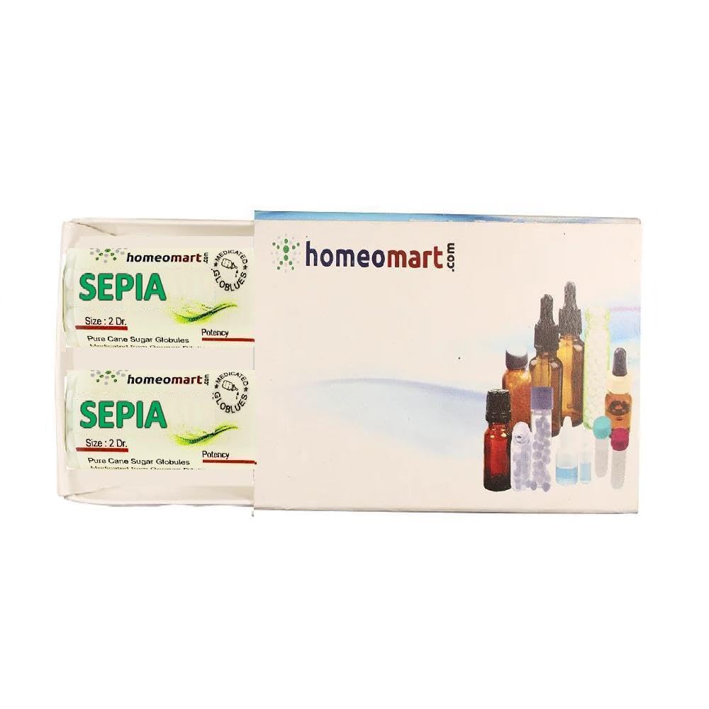 Sepia Homeopathy Pellets 200C - Potency Pack of 2 | HomeoMart