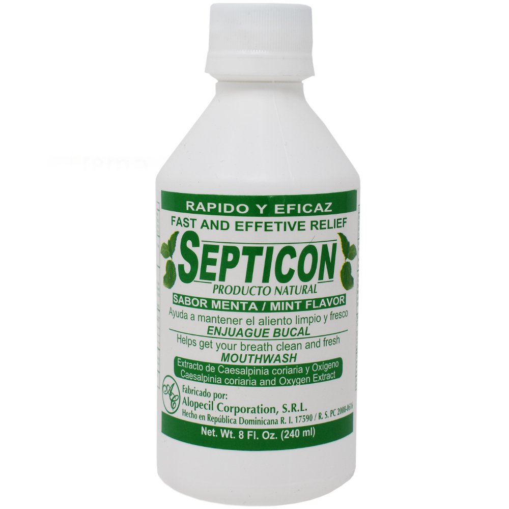 Septicon Natural Product Mint Flavor 8 fl oz