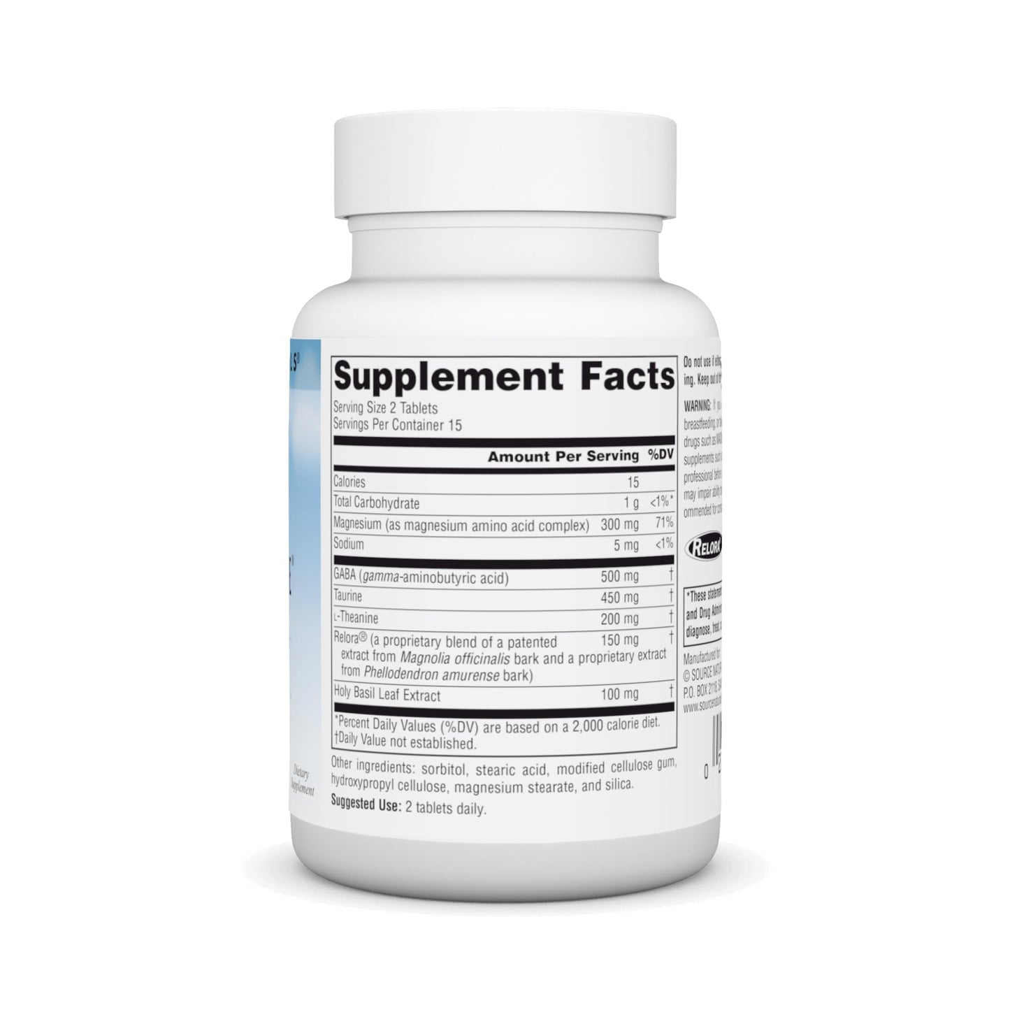 Serene Science Theanine Serene with Relora, Magnesium & GABA – 30 Tablets