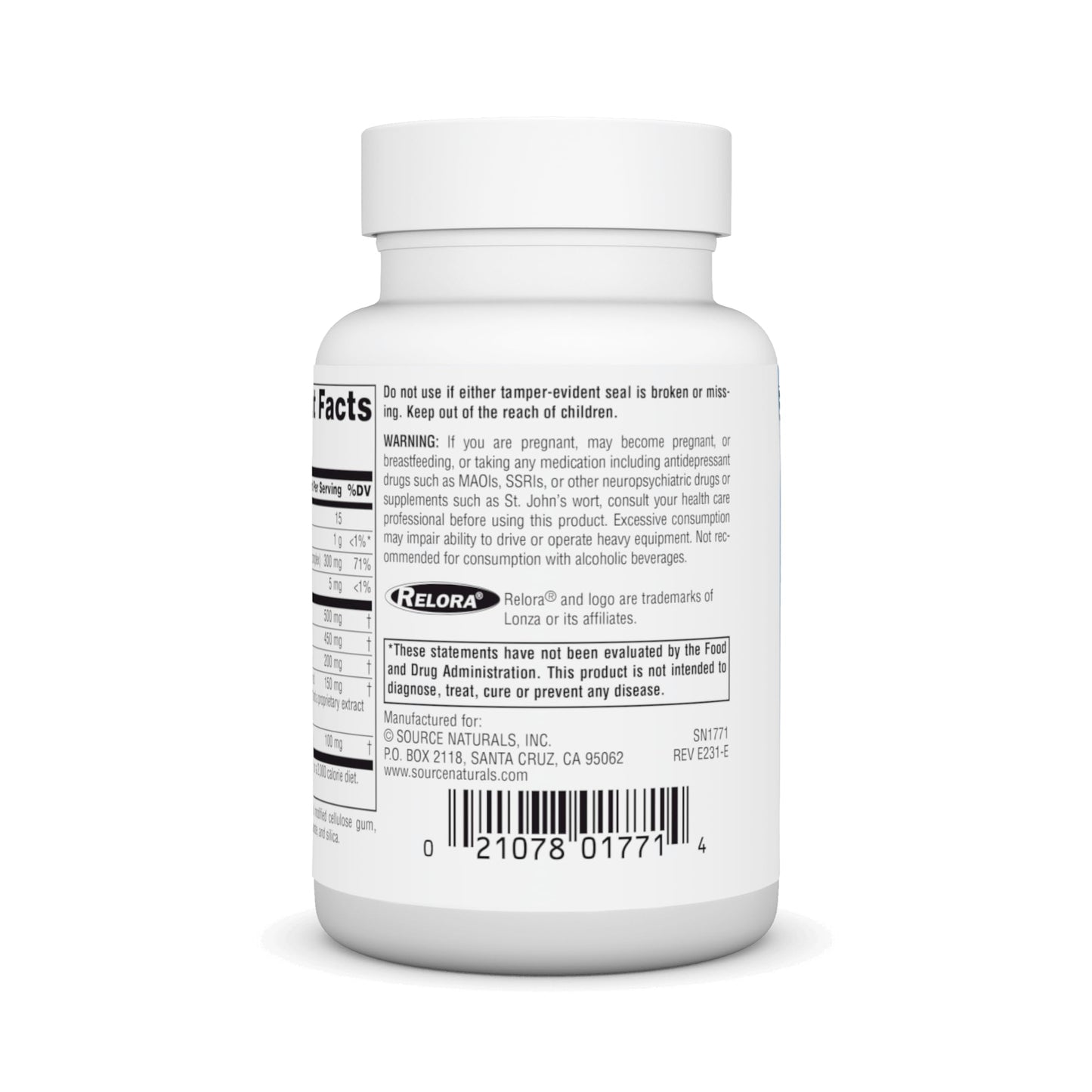 Serene Science Theanine Serene with Relora, Magnesium & GABA – 30 Tablets