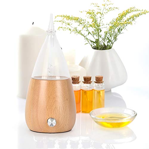 Serenity Namaste Nebulizing Diffuser – Waterless, Heat-Free Aromatherapy in Wood & Glass