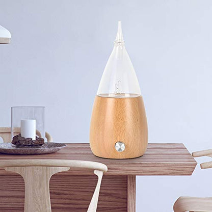 Serenity Namaste Nebulizing Diffuser – Waterless, Heat-Free Aromatherapy in Wood & Glass
