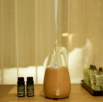 Serenity Namaste Nebulizing Diffuser – Waterless, Heat-Free Aromatherapy in Wood & Glass
