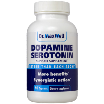 Dopamine & Serotonin Support – 4-in-1 Mucuna Pruriens & 5-HTP, 60 Capsules