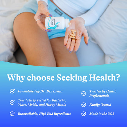 Seeking Health Serotonin Nutrients: 5-HTP with B6 & Saffron, 60 Caps
