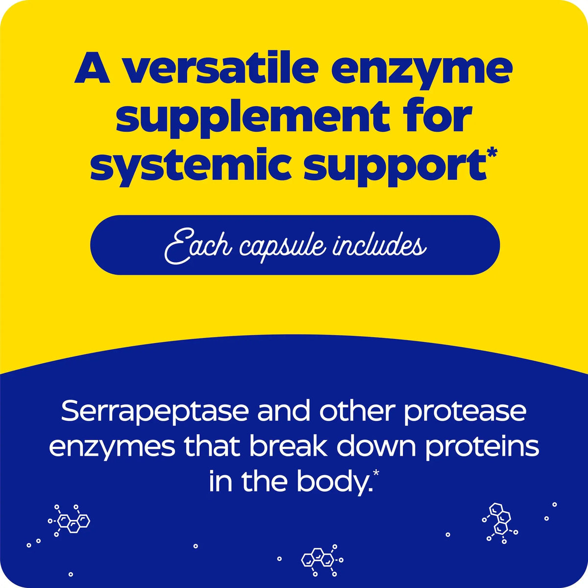 Enzymedica SerraGold High-Potency Serrapeptase Enzyme Supplement – 120 Count BritishVita | Premium UK Vitamins & Wellness Supplements