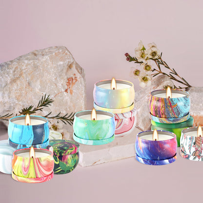 Set of 36 Scented Candles Gift Set | Pure Soy Wax Aromatherapy for Home