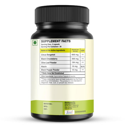 SETNUTRA Well From Within 5 in 1 Citrus Bergamot Supplement | Heart Health & Antioxidant Support | 60 Count