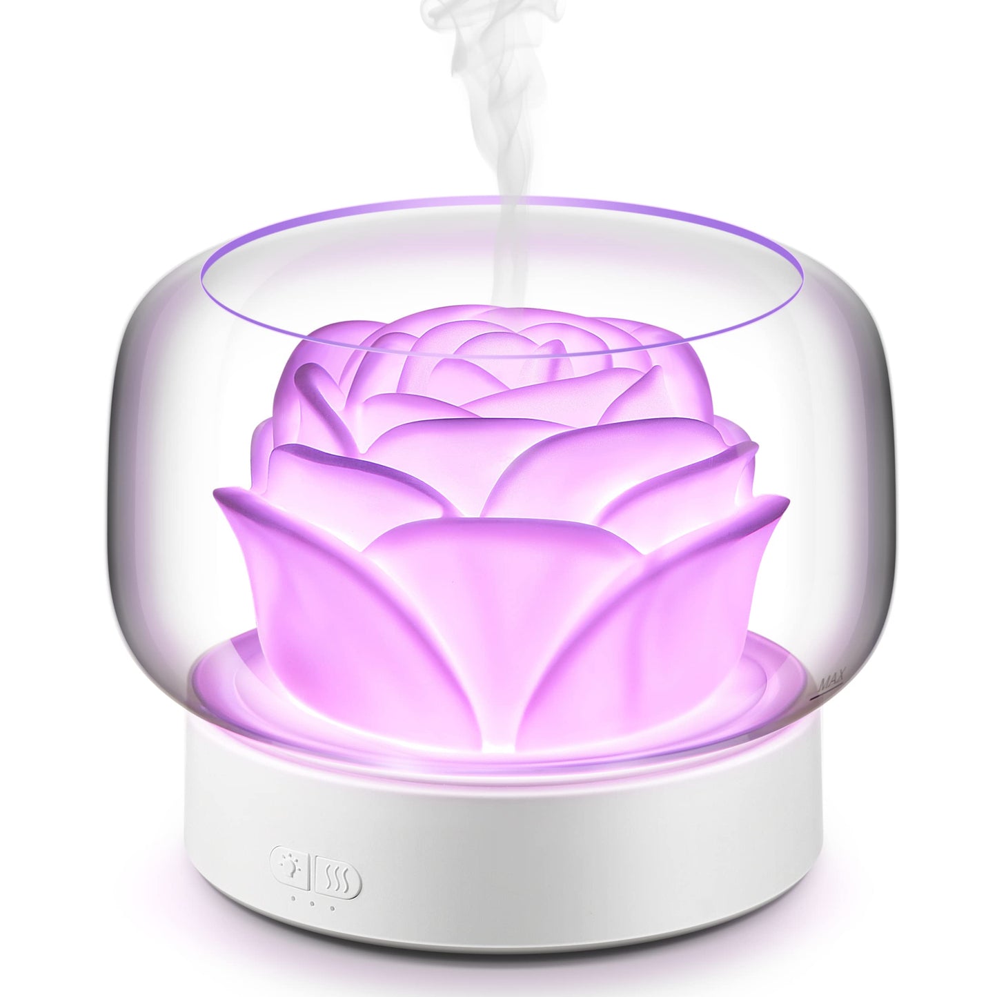 SEVEYEE 500ml Aromatherapy Diffuser for Large Rooms – White, 24H Run, Auto Off, 7 Color Lights