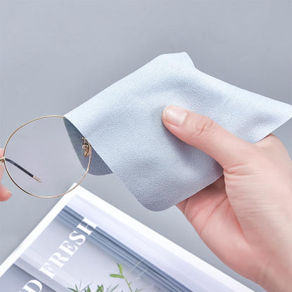 Shammy Eyeglass Cleaning Cloths — Ultra Absorbent 230GSM, 10 Pack