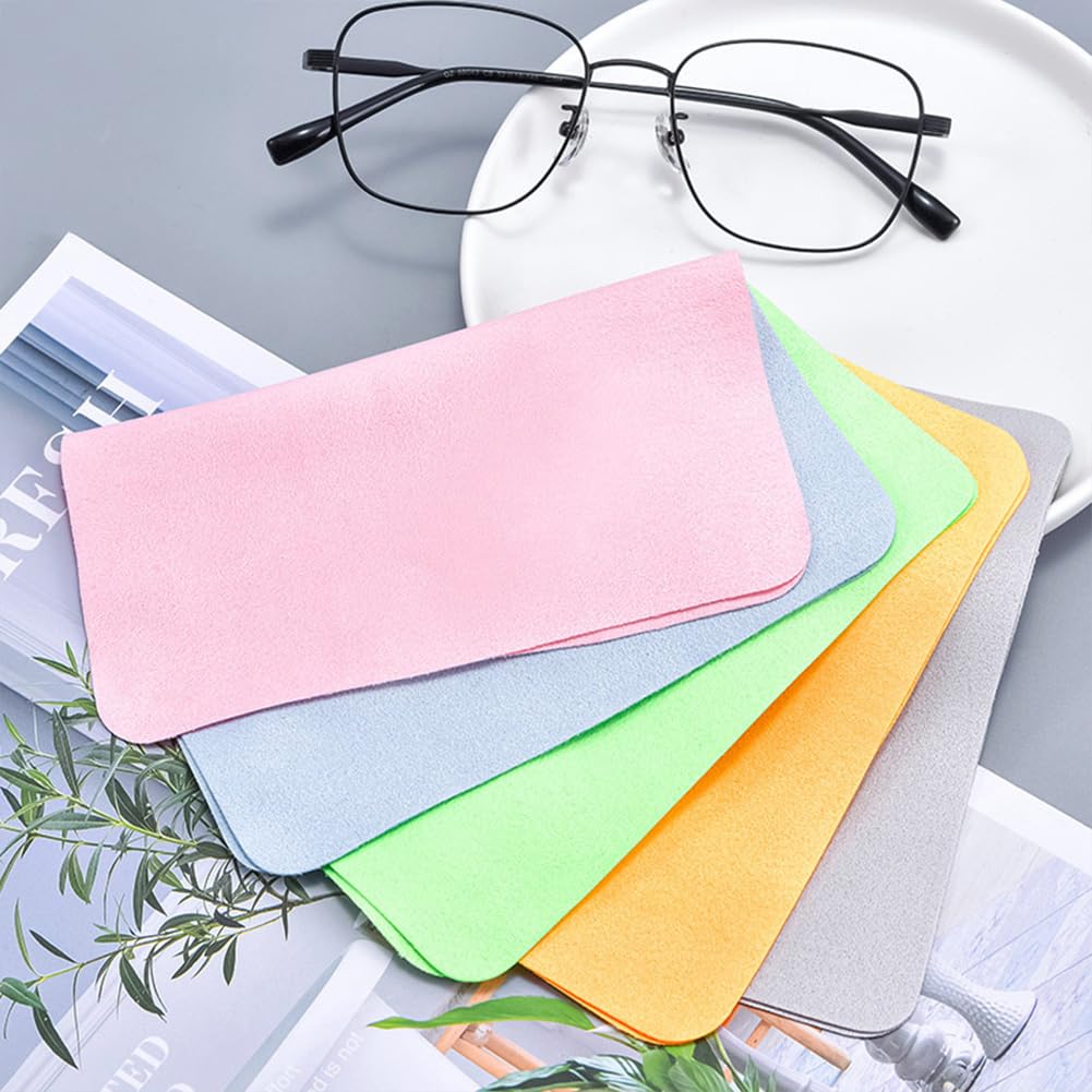 Shammy Eyeglass Cleaning Cloths — Ultra Absorbent 230GSM, 10 Pack