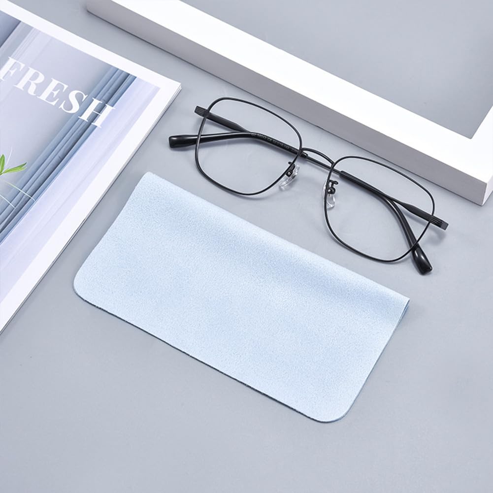 Shammy Eyeglass Cleaning Cloths — Ultra Absorbent 230GSM, 10 Pack