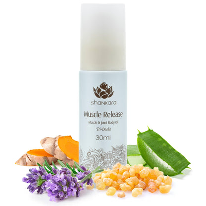 Shankara Body Massage Oil – Muscle Relief with Lavender & Arnica (30ml)