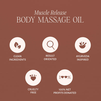Shankara Body Massage Oil – Muscle Relief with Lavender & Arnica (30ml)