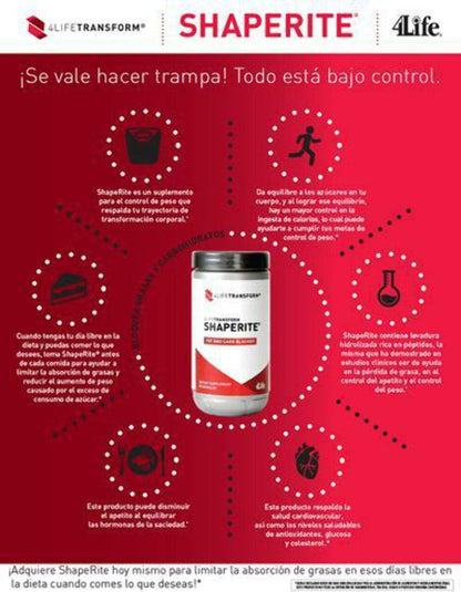 4Life ShapeRite - 90 Capsules | Metabolism & Appetite Support