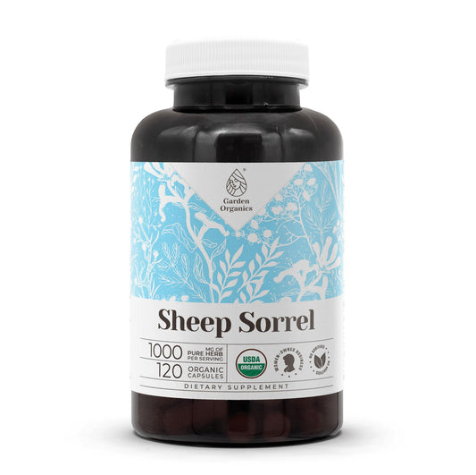 Sheep Sorrel USDA Organic 120 Capsules | Circulatory Support | Organic Vegetarian Capsules BritishVita | Premium UK Vitamins & Wellness Supplements