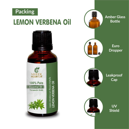 Sheer Essence Lemon Verbena Oil 15 ML | 100% Pure, Therapeutic Grade