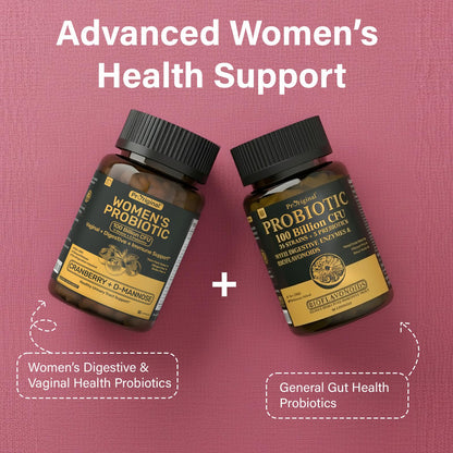 Probiotics for Women - 100B CFU, 11 Strains | Vegan & Non-GMO