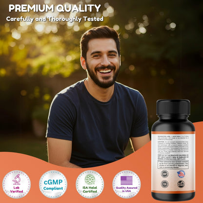 SHIFAA NUTRITION Vitamin C-500 Tablets – Halal, Vegetarian, Non-GMO, Sugar Free | 60 Servings