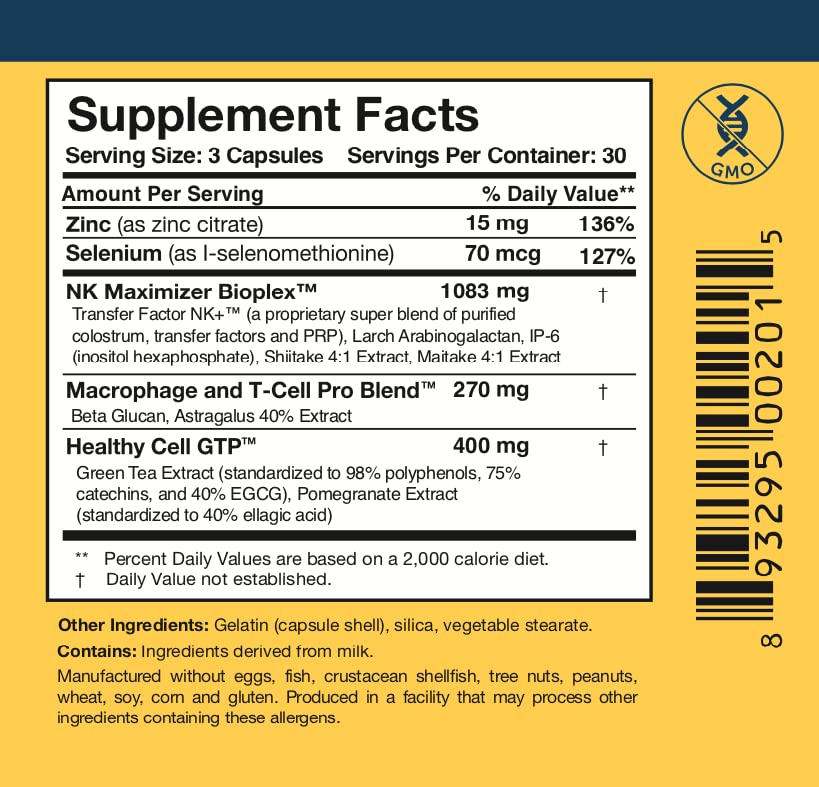 Researched Nutritionals Liposomal Glutathione 450mg + Colostrum & Mushrooms Immunity Duo – Enhanced Immunity Tri-Fortify + Transfer Factor Multi-Immune (2 Piece Set)