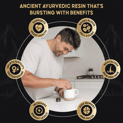 NutroTonic Himalayan Shilajit Resin – Gold Grade 86% Fulvic Acid – 5g Jar