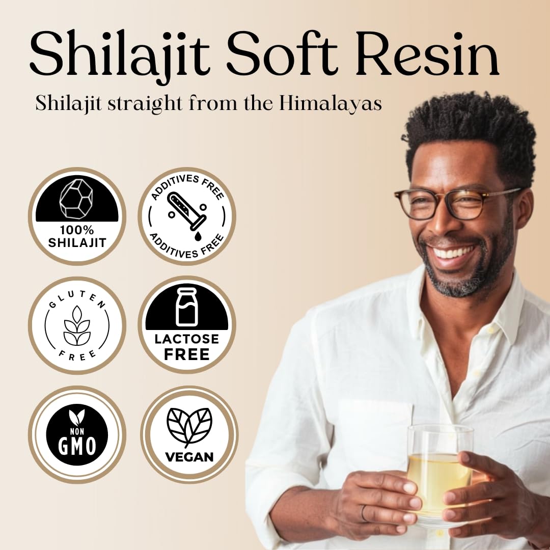 Shilajit by Pure Himalyan Shilajit ® — Grade A Himalayan Soft Resin, 50ml