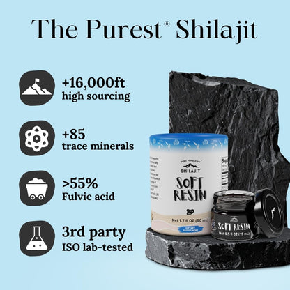 Shilajit by Pure Himalyan Shilajit ® — Grade A Himalayan Soft Resin, 50ml