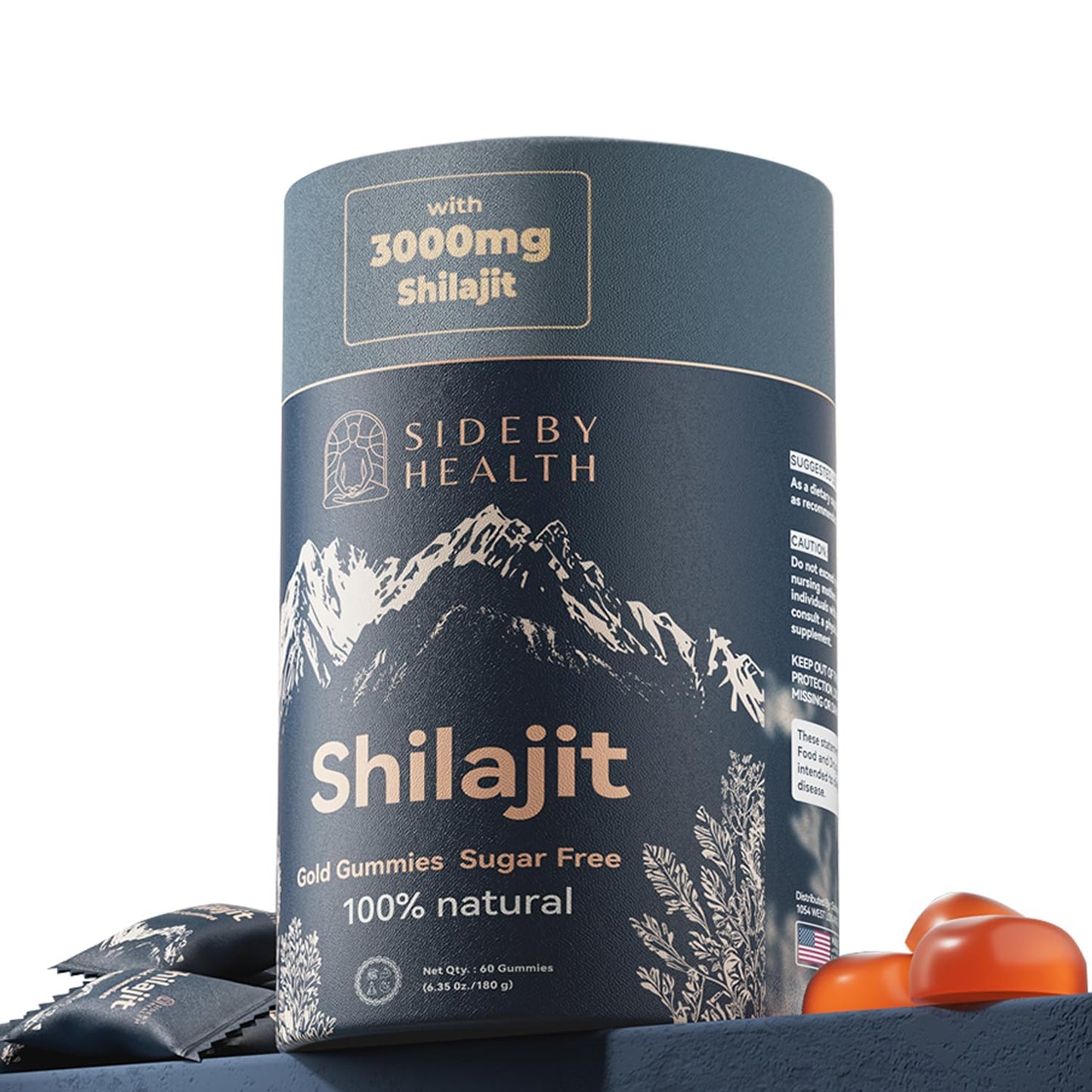 Shilajit Gummies – 3000mg Platinum-Grade Shilajit for Men & Women