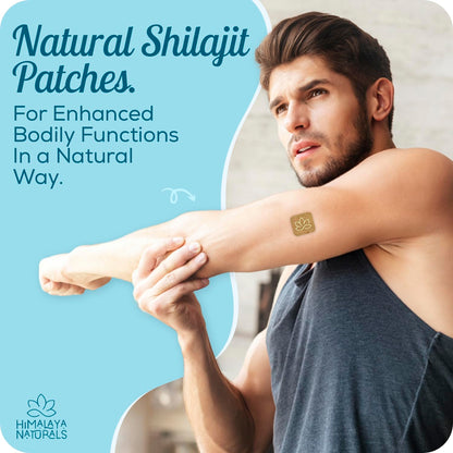 Shilajit Patches - Pure Organic Shilajit for Wellness (30-Day Supply)