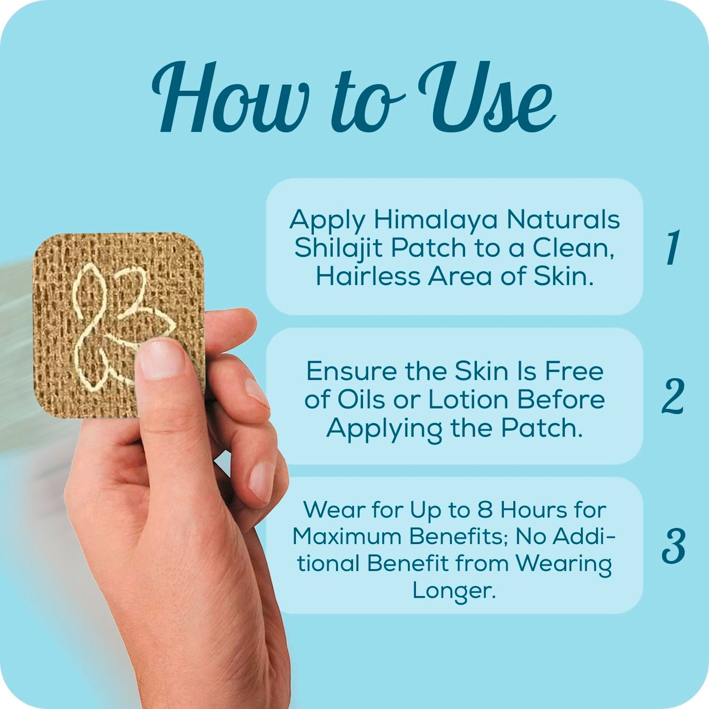 Shilajit Patches - Pure Organic Shilajit for Wellness (30-Day Supply)