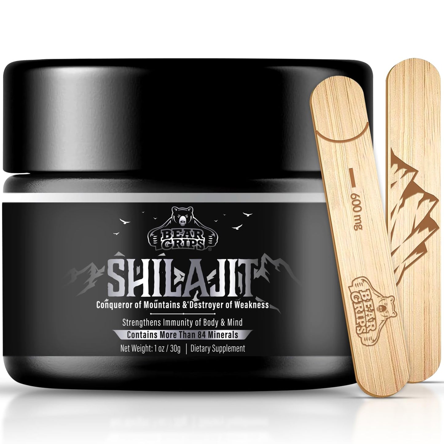 Shilajit Pure Himalayan Organic - Original Shilajit Resin 30g | 85+ Minerals & Fulvic Acid