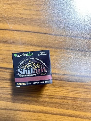 Shilajit Pure Himalayan Organic Resin - 800mg Gold Grade | 85+ Fulvic Acid & Trace Minerals
