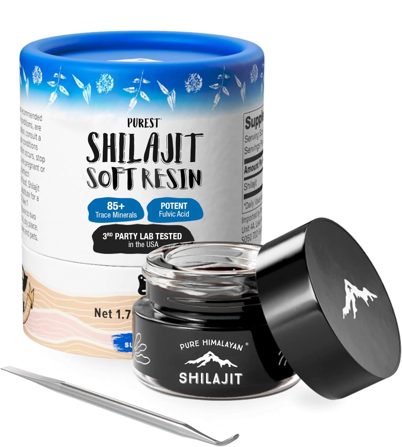 Shilajit by Pure Himalyan Shilajit ® — Grade A Himalayan Soft Resin, 50ml