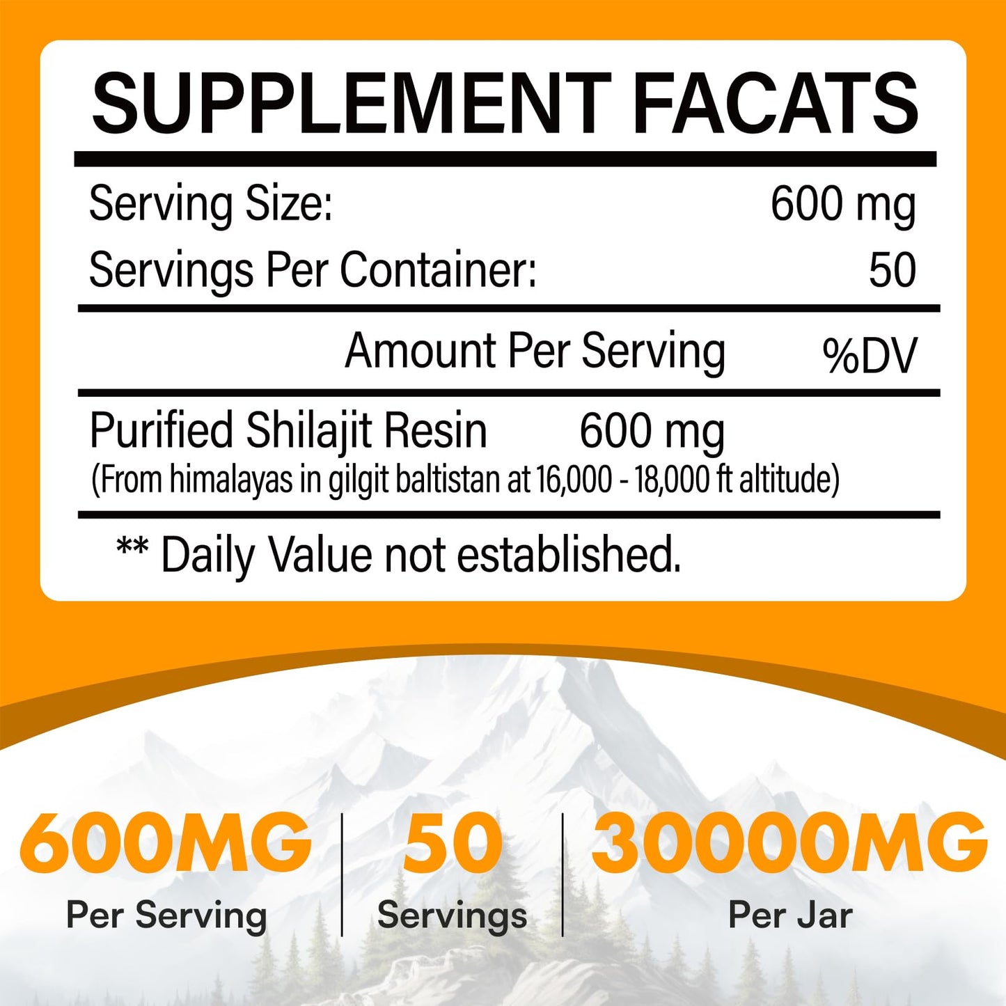 Shilajit Resin 600mg Gold Grade – 85+ Minerals – 100 Servings (2 Jars)