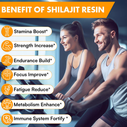 Shilajit Resin 600mg Gold Grade – 85+ Minerals – 100 Servings (2 Jars)