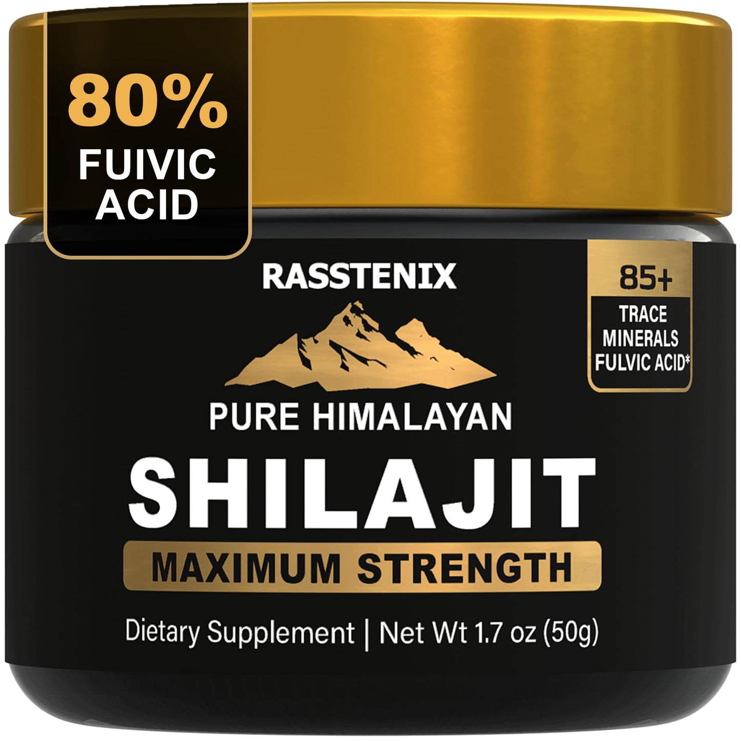 Shilajit Resin – Himalayan Organic Shilajit, 85+ Minerals, Energy & Immunity