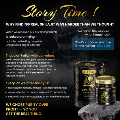 50g Himalayan Shilajit Resin – Gold Grade | 100% Pure | Lab Tested