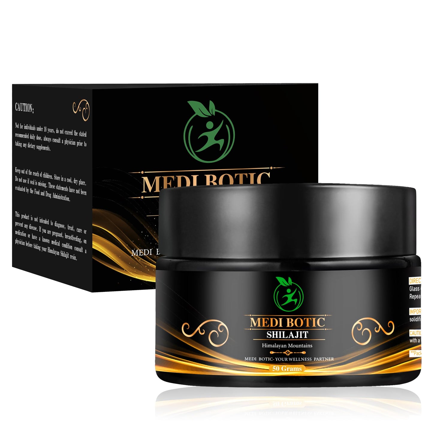 Shilajit Resin - Natural Energy & Immunity Boost | 75% Fulvic Acid, 85+ Minerals | 50g