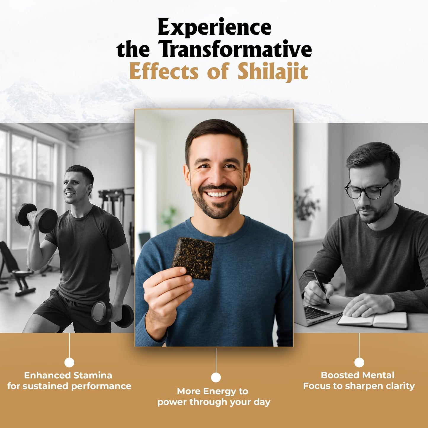 Shilala Organic Shilajit Energy Bar – 1000mg Shilajit, Gluten-Free, Vegan, Non-GMO | High Fulvic Acid | 7 Pack | NEW & IMPROVED FLAVOR