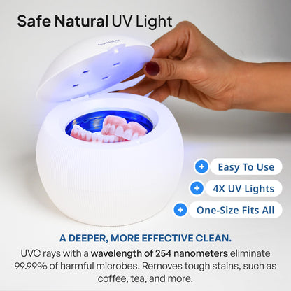 Swissklip ShinePod Ultrasonic Cleaning Pod | Retainer, Aligner & Mouth Guard Cleaner