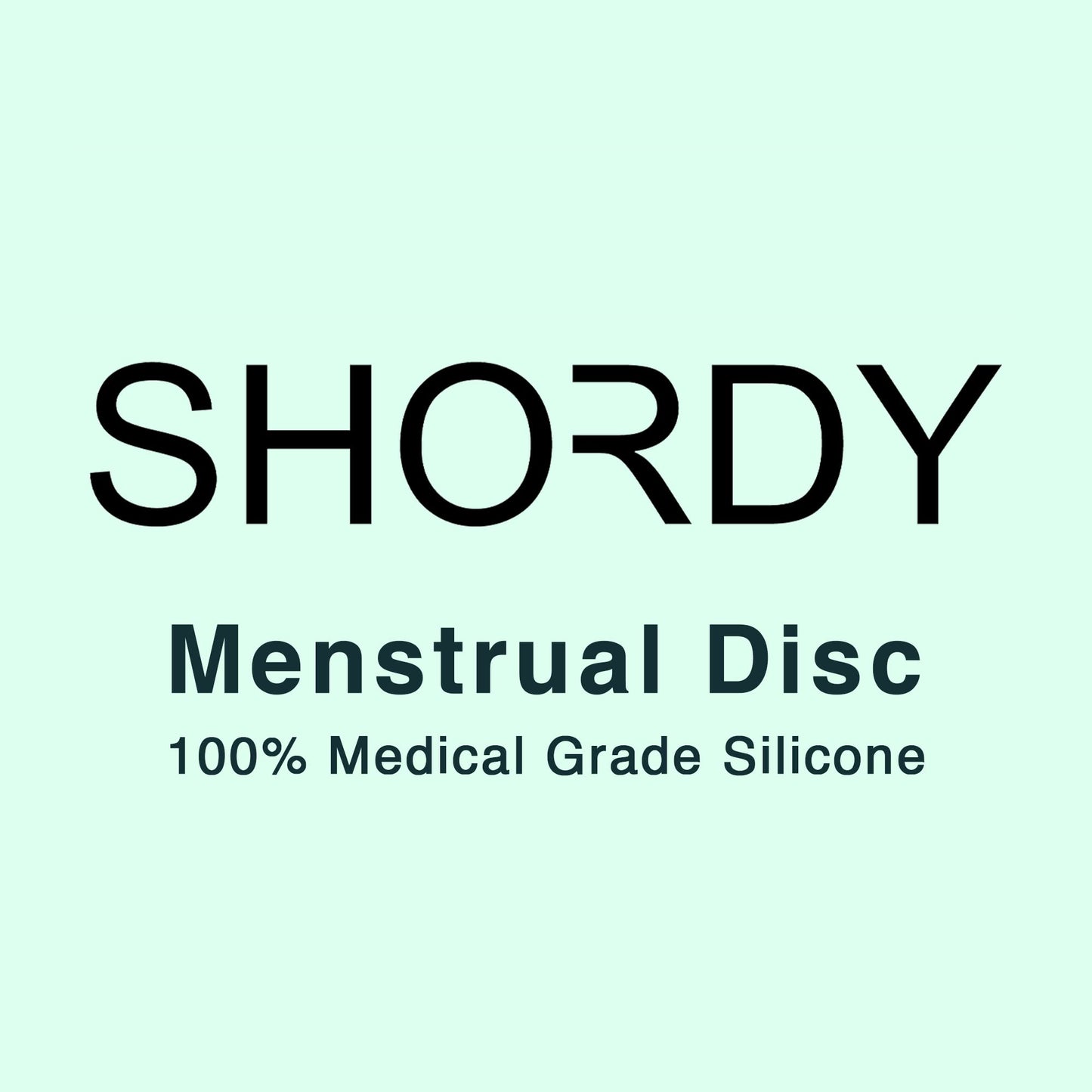 SHORDY Reusable Menstrual Disc (Large) – 100% Medical-Grade Silicone, Leak-Free & Eco-Friendly