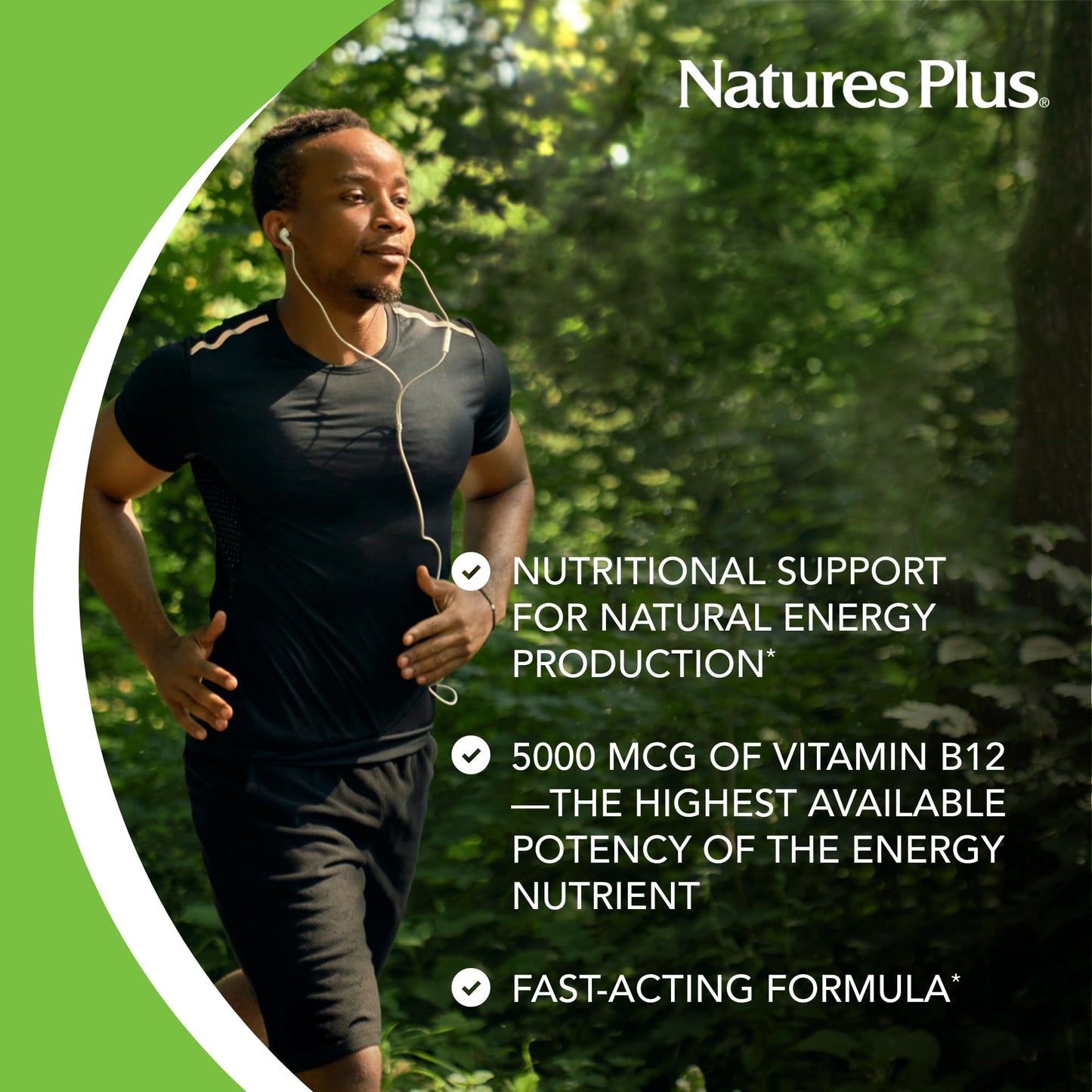 Natures Plus Shot-O-B12 5000 mcg - 30 Softgels | High Potency Vitamin B12