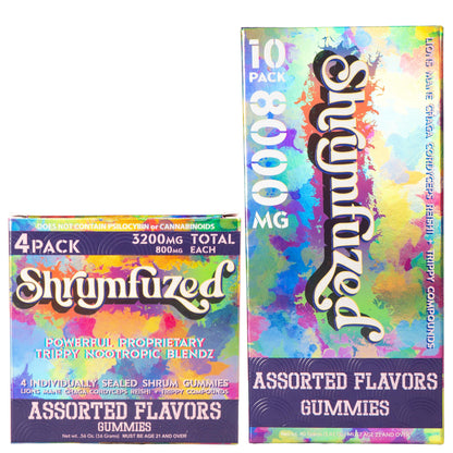 Shrumfuzed Nootropic Gummies 8000mg – Lion's Mane, Reishi, Cordyceps & Chaga