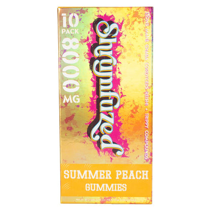 Shrumfuzed 8000mg Nootropic Gummy: Lion's Mane, Reishi, Cordyceps, Chaga (Summer Peach)