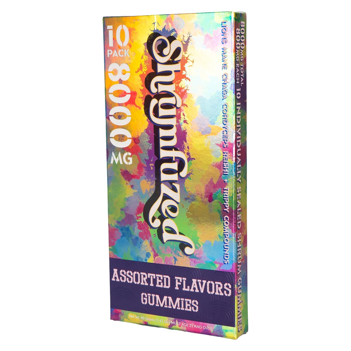 Shrumfuzed Nootropic Gummies 8000mg – Lion's Mane, Reishi, Cordyceps & Chaga