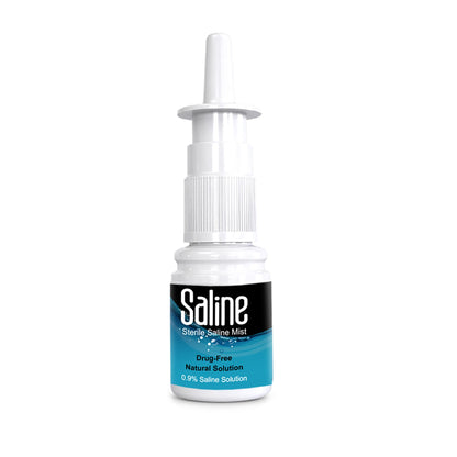 Shusher Care Saline Spray for Nose – 0.9% Isotonic Nasal Mist, 30ml (Pack of 3)